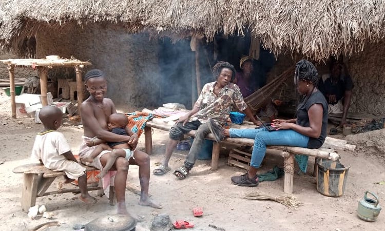 HEAL-SL fieldwork by a Southeast team surveyor