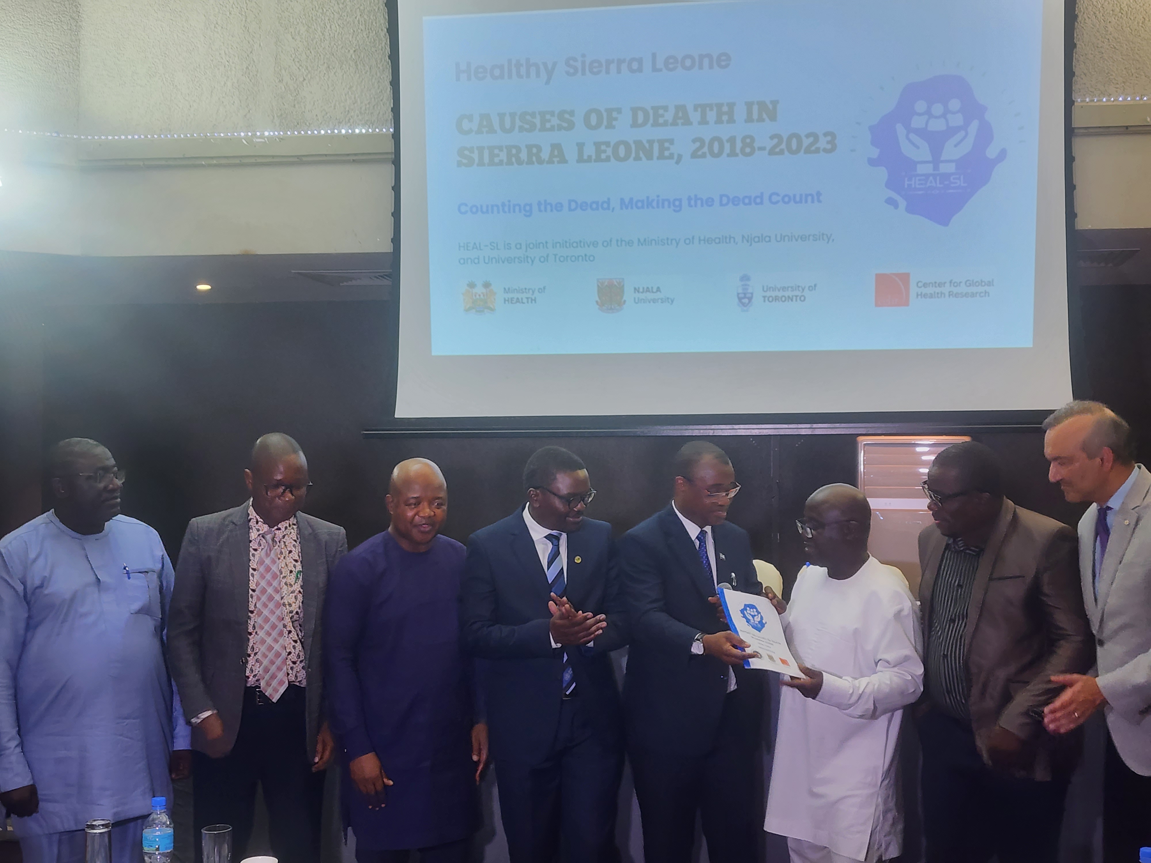Causes death report launch by government officials